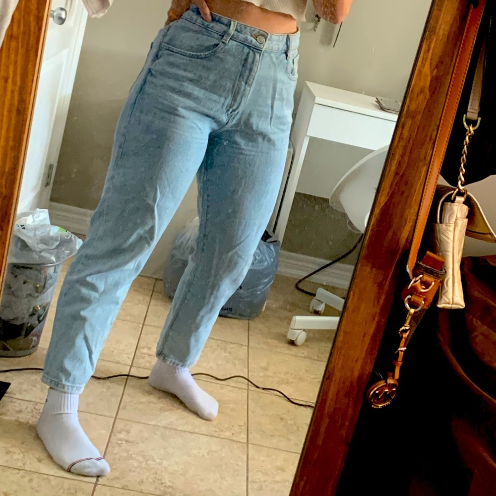 Zara mom jeans